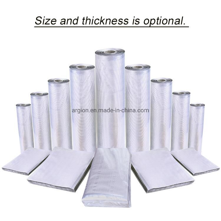 FDA Approved Aluminum-Clear Aluminum-Aluminum Embossed Vacuum Pouch Bag