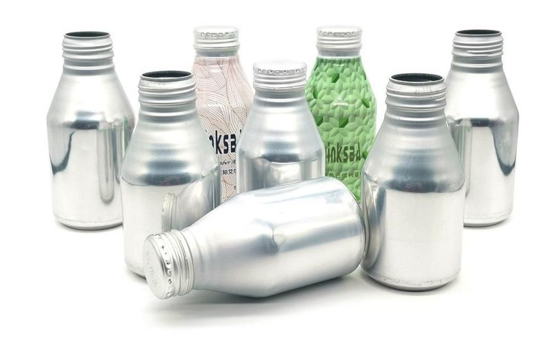 Aluminum Bottle 280ml and Screw Cap for Liquor