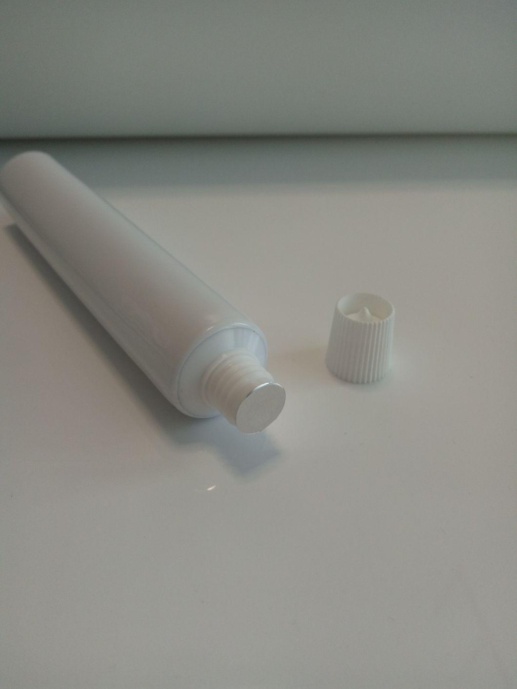 Empty Aluminum Laminated Toothpaste Tube with Screw Cap