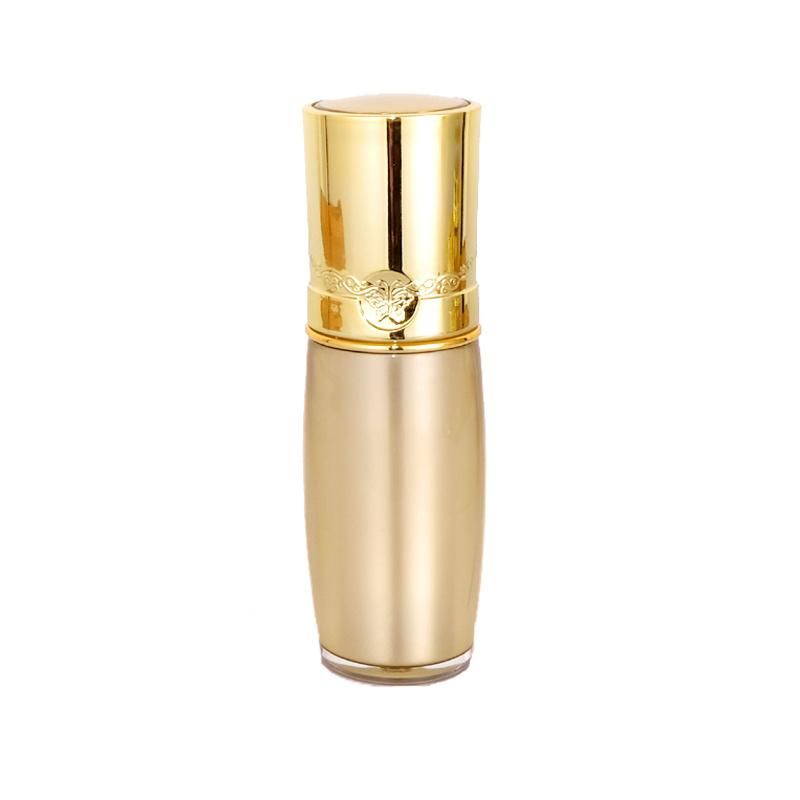 30ml Gold Lotion Pump Bottle for Skin Care