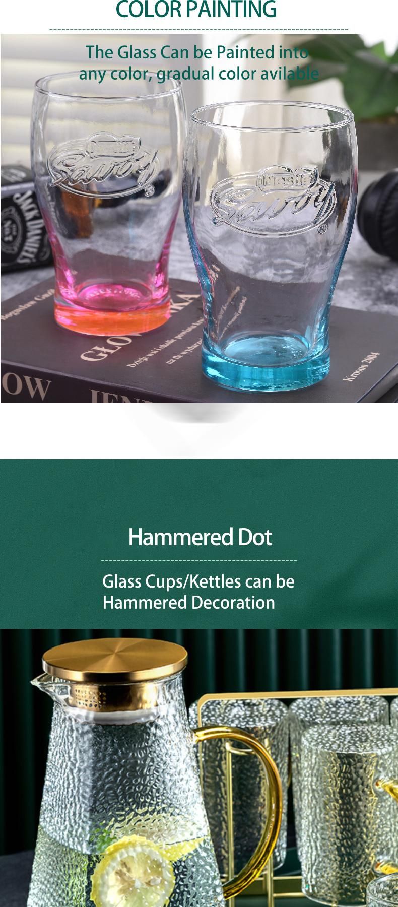 250ml Hot Selling Glass Bottle Customized Beverage Storage Square Bottle