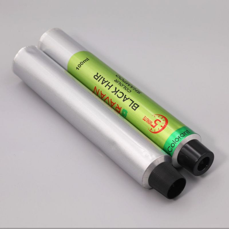Custom Collapsible Aluminum Tubes Cosmetic Empty Face Cream Tube