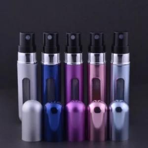 Shuhan Packaging Refilling Portable Spray Perfume Bottle 5ml Aluminum Spray Bottles Aluminium Refillable Perfume Atomizer