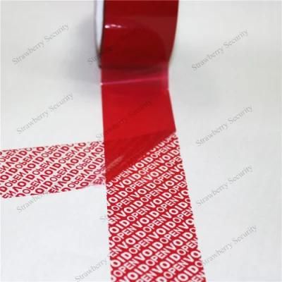 Security Seal Tamper Evident Transfer Void Open Tape From China
