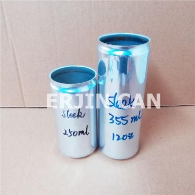 Sleek 200ml 250ml Can for Soft Drinks