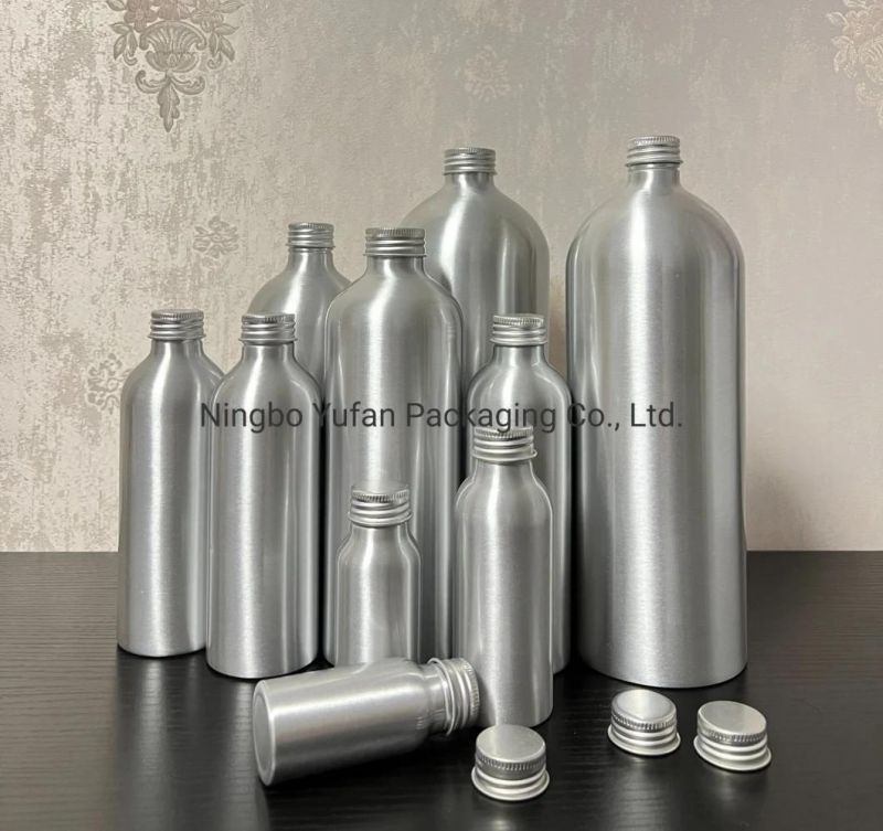 Custom Wholesale Eco Frirendly Aluminum Bottle with Aluminum Cap