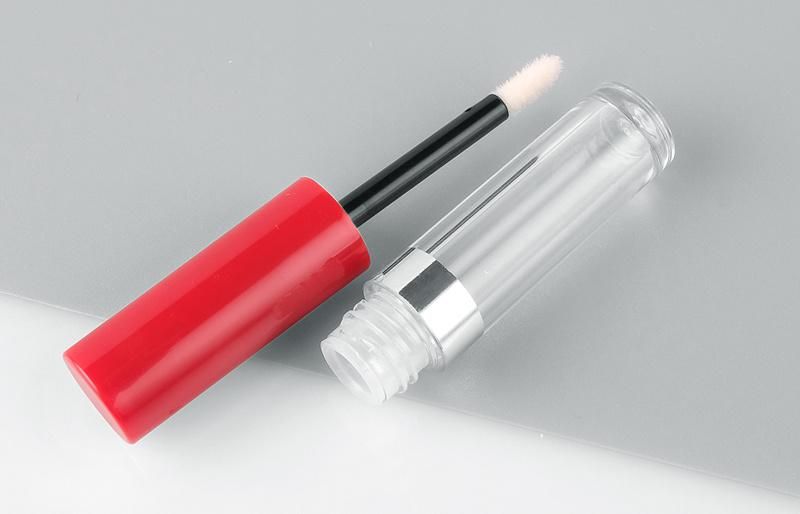 Wholesales Red Lip Gloss Containers Tube Private Label Round Liptint Container for Makeup Packaging