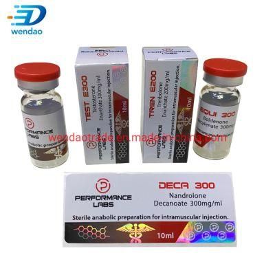 Printed Custom Logo Printed Custom Logo Hologram Steroids 10ml Vial Paper Box