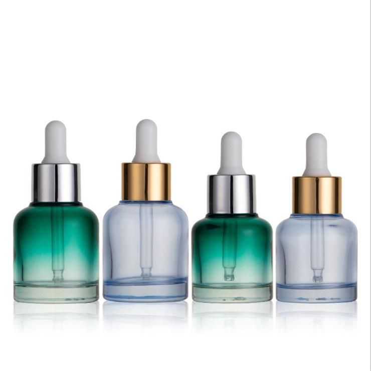 20ml 30ml Glass Bottle with Dropper Glass Cosmetic Container Essential Oil Bottle Short Fat Bottle