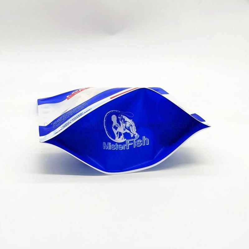 Frozen Shrimp and Seafood Packing Bag Customized Compostable Seafood Packaging Bag
