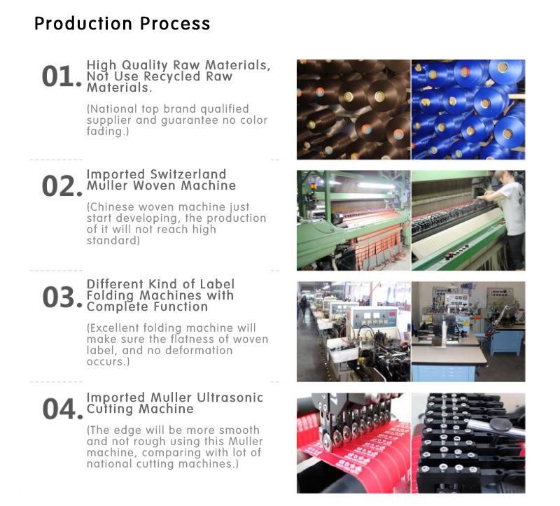 Factory Custom Apparel Personalized Woven Sewing Label