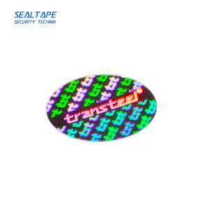 Contemporary Void Hologram Warranty 3D Transparent Holographic Overlay Custom Stickers for Packing Label