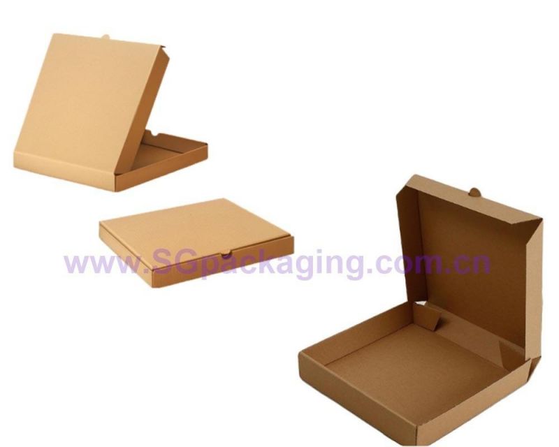 Eco-Friendly Corrugated 12 Inch Paper Pizza Box Fast Food Packaging