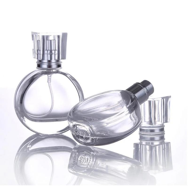30ml Crystal Perfume Bottle Mini Portable Travel Filling Perfume Spraying Empty Bottle Anodized Aluminum Spraying Pump Box