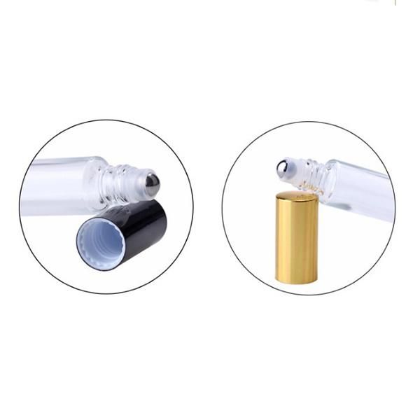 High Quality 10ml Long Essential Oil Perfume Glas Bottle with Roll on or Spray Top