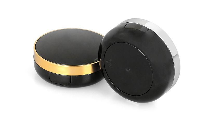 Hot Sale Indonesia Korean Empty Round Empty Bb Cream Air Cushion Case with Mirror in Stock for Liquid Foundation