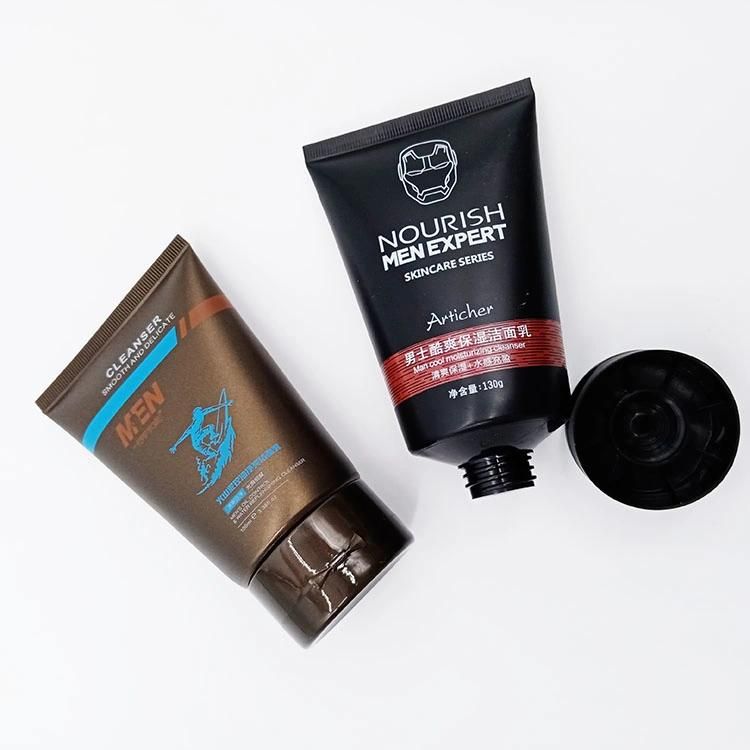 Custom Plastic Skin Care Tube Packaging Facial Cleanser Plastic Tube