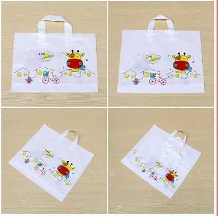Full Printing Coffee Bag Office Big Plastic Bag Garment Packaging Bag Food Carry Bag