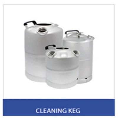 Stainless Steel 304 Cleaning Can with Two Spears Bar Accessories Brewing Keg Beer Line Cleaning Keg Distributor