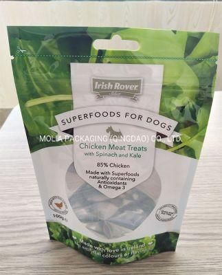 Food Grade Laminated Plastic Bag with Customized Printed Logo for Dog Chicken Cat Animal Food Packaging