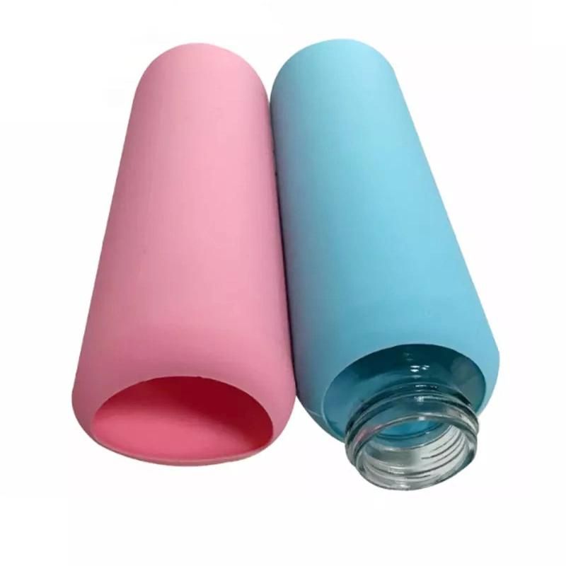 Portable Heat-Resistant Silicone Sleeve for Glass Cup Drink Tea Coffee Mug