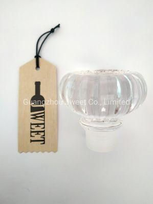 Hot Sale Synthetic Spirits Wine Crystal Bottle Stopper Class Bottle