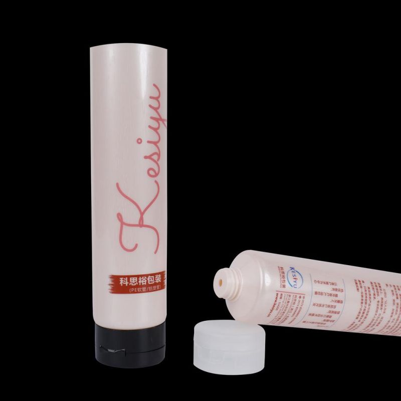 Custom Personalized Design Empty Squeeze Face Wash Shampoo Tube Plastic Container Soft Cosmetic Packaging Hose Tube