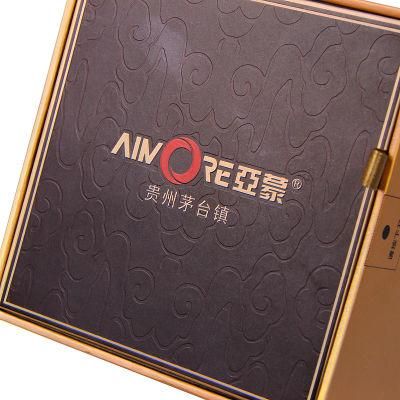 Firstsail Handmade Custom Luxury Corrugated Cardboard Paper Packing Gift Wine Glass Box