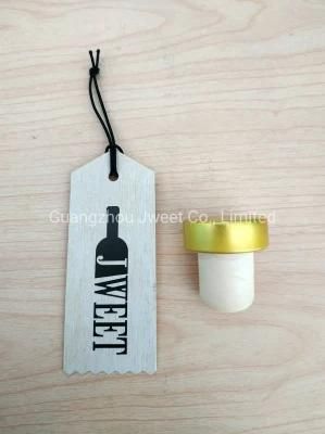 Custom Aluminum Top Synthetic Cork Stopper Wine Bottle Cork Stopper