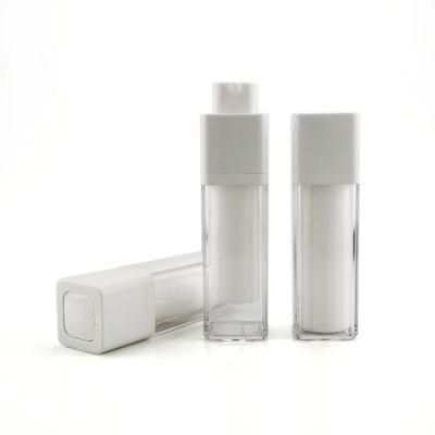 Wholesale Custom Cosmetic Packaging Re Usuable Airless Pump Airless Twist Top Bottle 30ml Pink with Pump Airless for Cosmetics