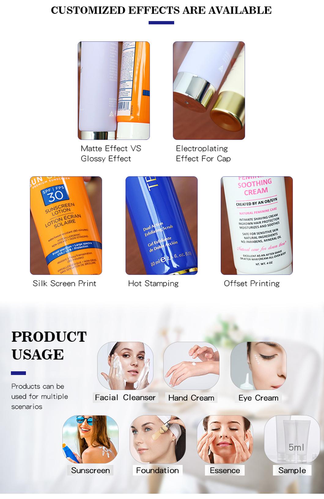 Eco-Friendly Kraft Paper Tube for Cream Hand with Customized Logo Printing