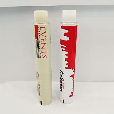 100% Recyclable Aluminum Collapsible Tube China Factory with Screw Lid
