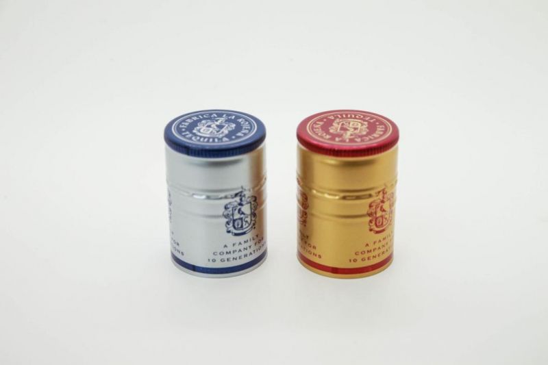 36*52 mm Roll on Pilfer Proof Tequila Aluminum-Plastic Cap with Pourer