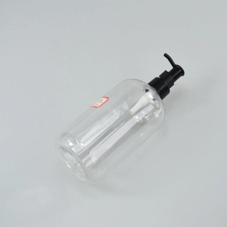 24-410 Pet Bottle 500 Ml Lotion Bottle with Pump Clear Plastic Bottle