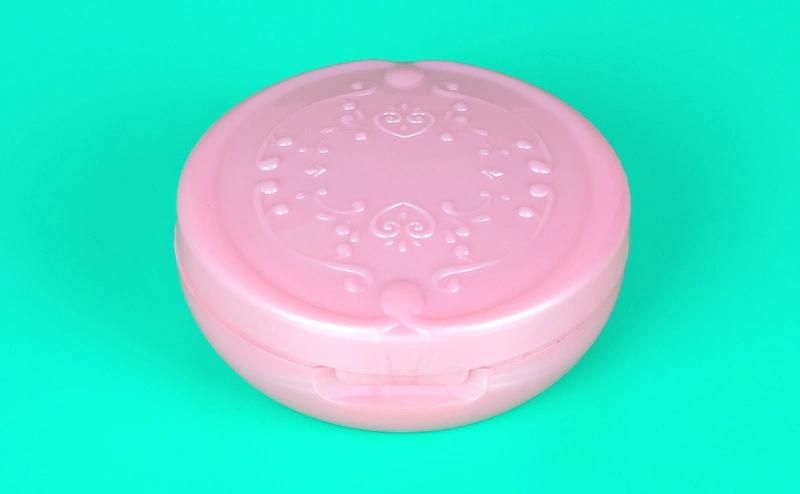 Manufacturer Price Face Beauty Cute Pink Makeup Smooth Skin Face Loose Powder with Mirror