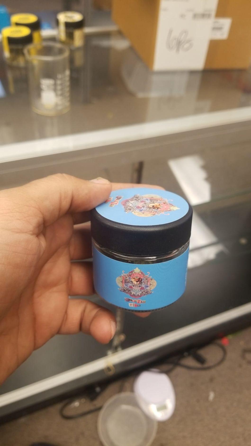 USA Warehouse 3.5 Gram Flower in Glass Jar Packs 1/8ths with Package Lemon Chello Wedding Cake Jungle Boys Ready to Use