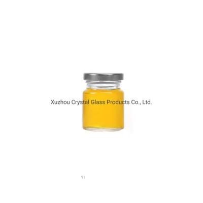 30ml 50ml 75ml 100ml Clear Empty Round Honey Bird Nest Glass Jar with Easy Open Lid