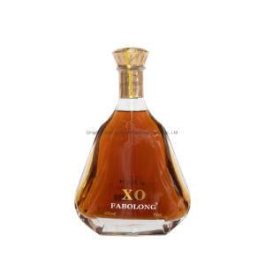 750ml Clear Glass Wine Bottle with Cork Lid
