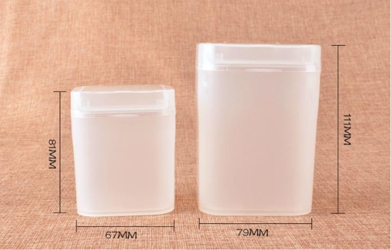 100g Plastic Clamshell Box Fishing Bait Feed Box Sub-Bottle
