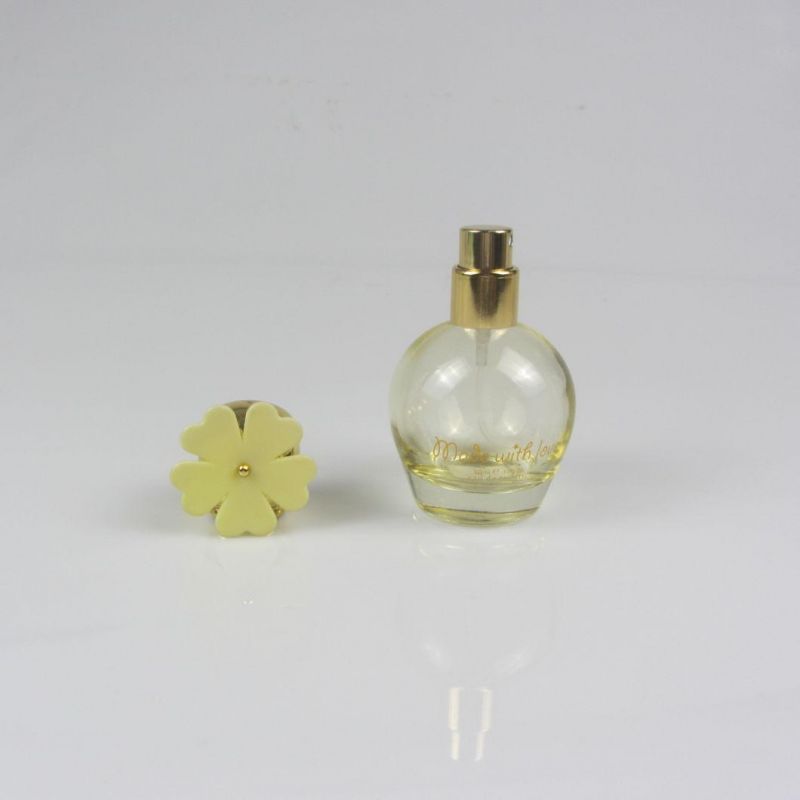 Clear Perfume Essential Oil Glass Bottle 35ml