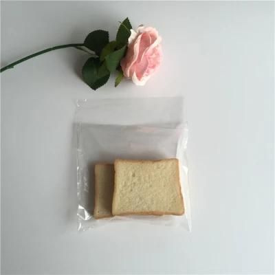 Retail Box Packaging Food Grade Sandwich Storage LDPE Fold Top Flat Poly Food Bag