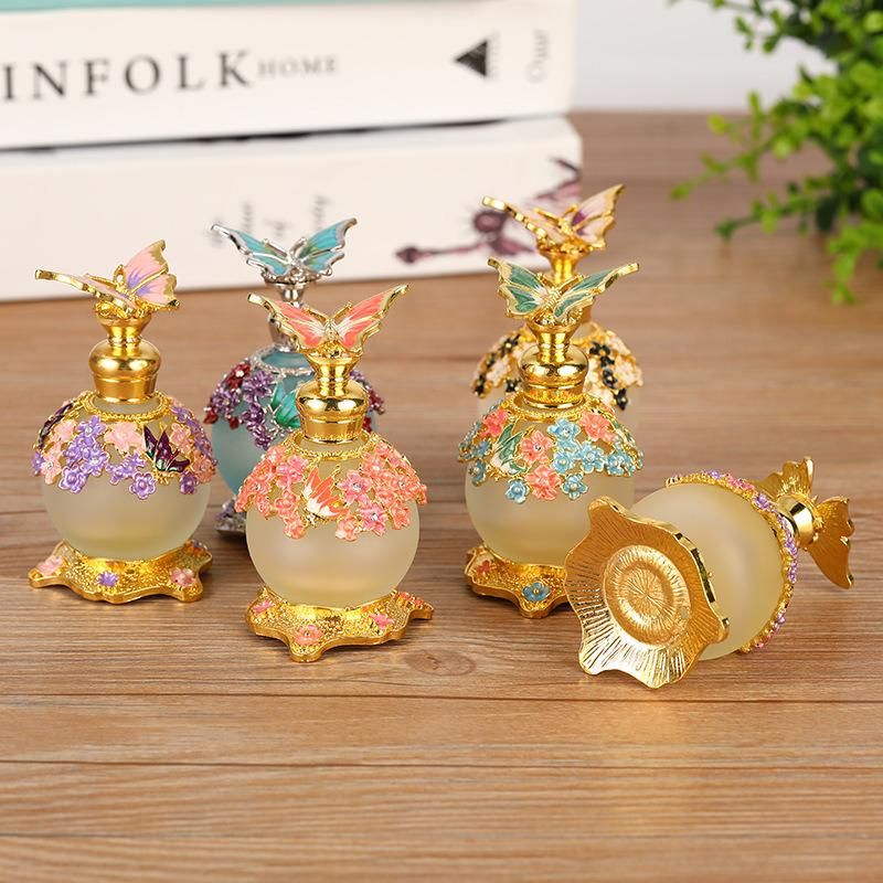 High Quality Metal Egyptian Arabia India Essential Oil Perfume Bottle in Dubai