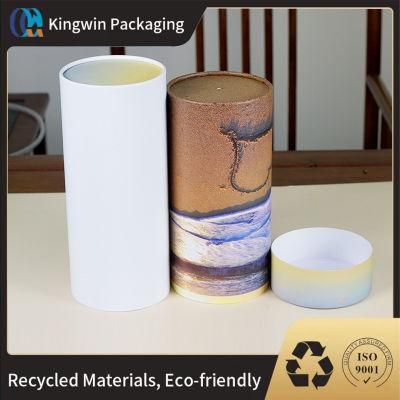 Loose Tea Packaging Wine Bottle Package Powder Package Airtight Metal Lid Gift Box