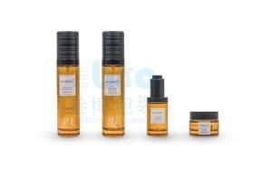 100ml/50ml Glass/ Airless/Lotion Cream Grass Plastic Bottle for Cosmetic Packaging