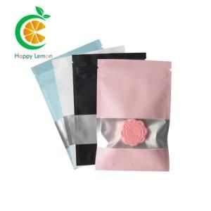 Custom Printed Anti Static Heat Seal Zipper Plastic Shielding ESD Bag Clear Foil Aluminium Mylar Packaging Bag with Tear Notch