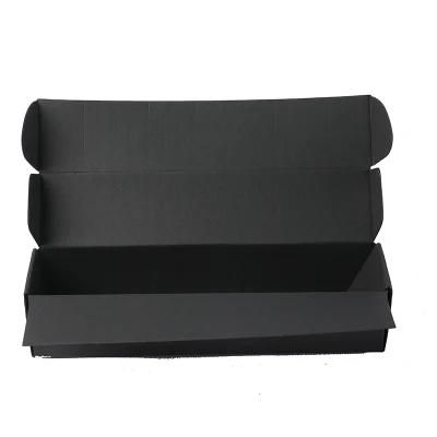 Black Kraft Recycled Paper Cardboard Carton Box