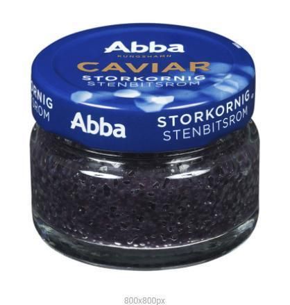 Classic Design Glass Caviar Jar, Caviar Container