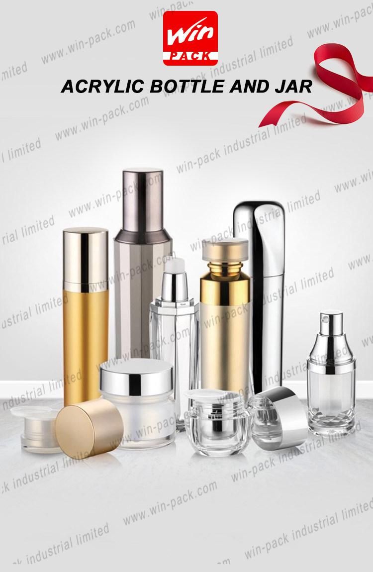 Winpack Hot Product Luxury Acrylic Bottle Cream Jar for Skin Care