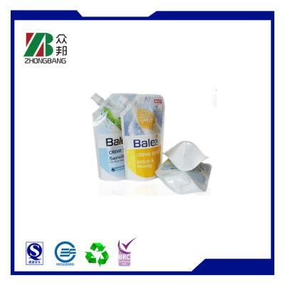 Food Packaging Spout Pouch for Milk