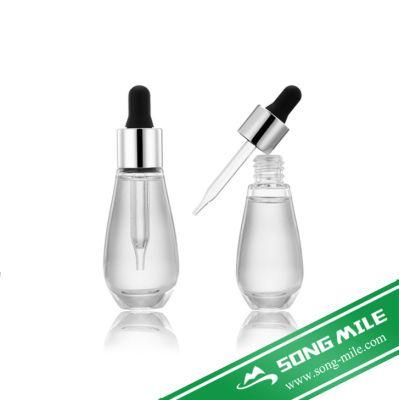20/400 18/410 White/Shiny Gold Glass Dropper for Serum